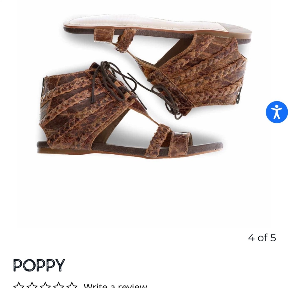Roan poppy boho sandal